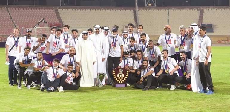 تتويج الجهراء بطل الدرجة الأولى وسط فرحة لاعبيه