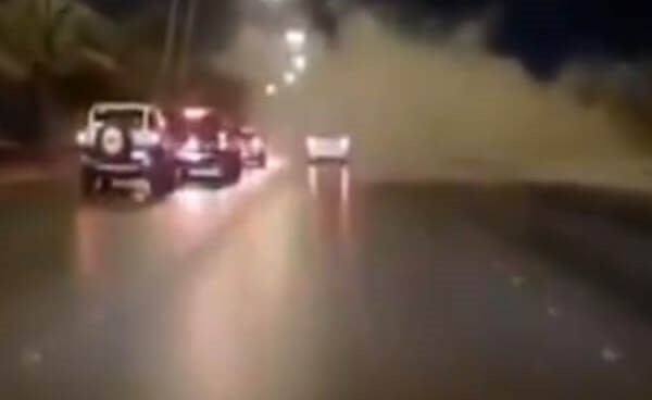 بالفيديو.. حـادث انـقلاب مـروع لمتهور أثناء "التقحيص" في السعودية