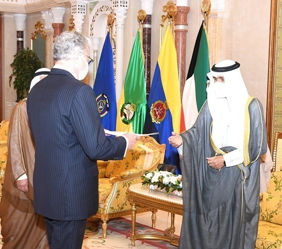 سمو نائب الأمير يتسلم أوراق اعتماد السفير البلجيكي