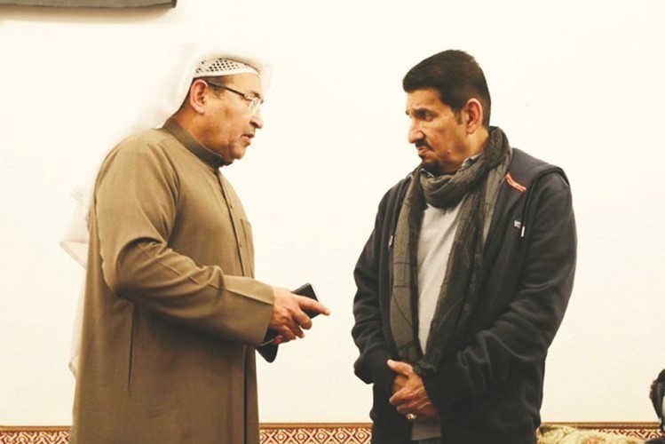 العجيمي والسدحان في مسلسل كسرة ظهر