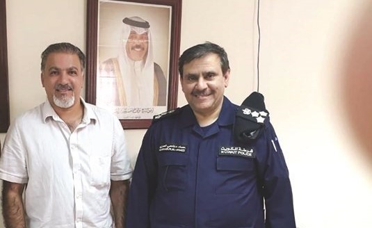 العميد حماد العنزي وعباس البلوشي