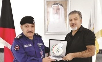 العميد محمد المحميد مكرما عباس البلوشي