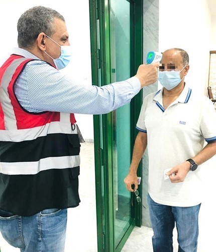 1000 مسحة أنف-بلعومية للقطاع الرياضي واللجنة الأولمبية