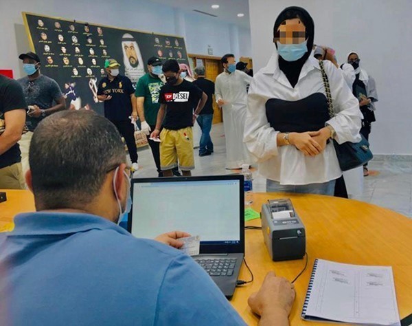 1000 مسحة أنف-بلعومية للقطاع الرياضي واللجنة الأولمبية