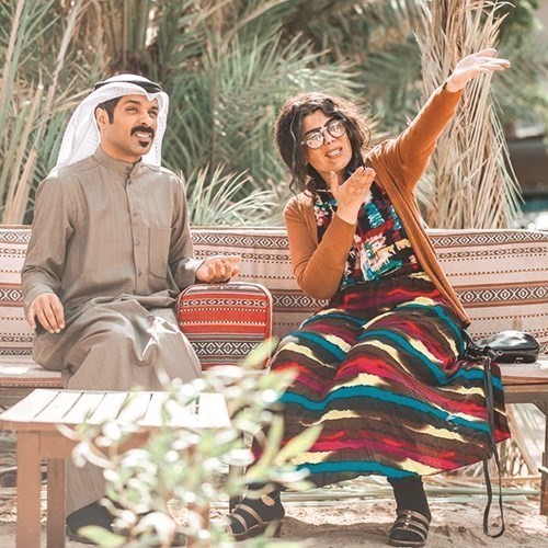  ومع إلهام الفضالة في مسلسل عداني العيب