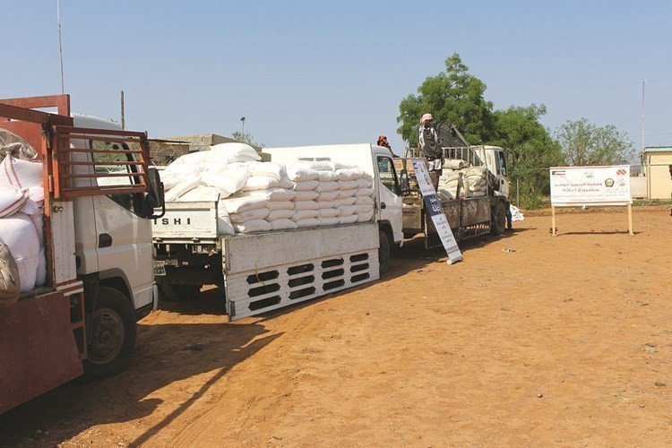 جمعية الرحمة العالمية توزع مساعدات إغاثية بجيبوتي