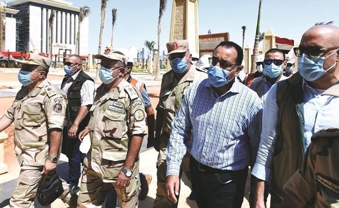 رئيس الحكومة د.مصطفى مدبولي يتفقد مبنى مجلس الوزراء ووزارة الخارجية في العاصمة الإدارية