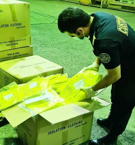 جمارك الكويت : وصول 540 حاوية بميناء الشعيبة مكونة من مستلزمات طبية متعددة
