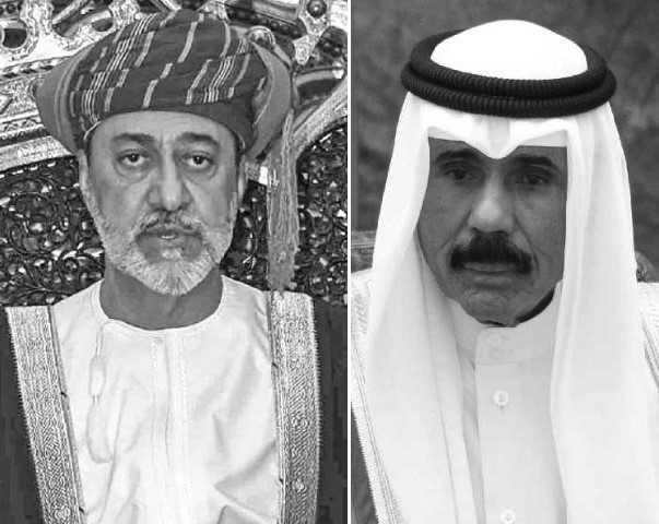 أمير البلاد يتلقى برقية من سلطان عمان