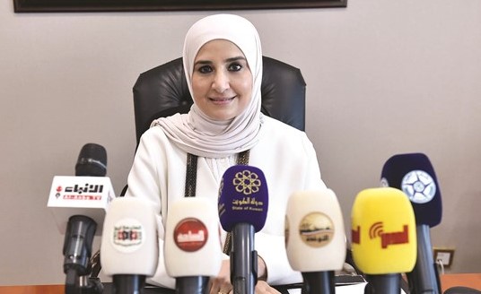 مريم العقيل متحدثة لوسائل الإعلام عقب الاجتماع(متين غوزال)
