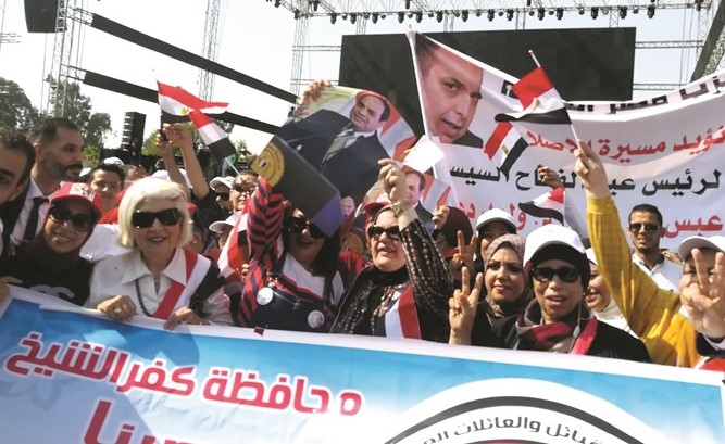 جانب من احتفالات ذكرى انتصارات أكتوبر ودعم الدولة والرئيس عبد الفتاح السيسي