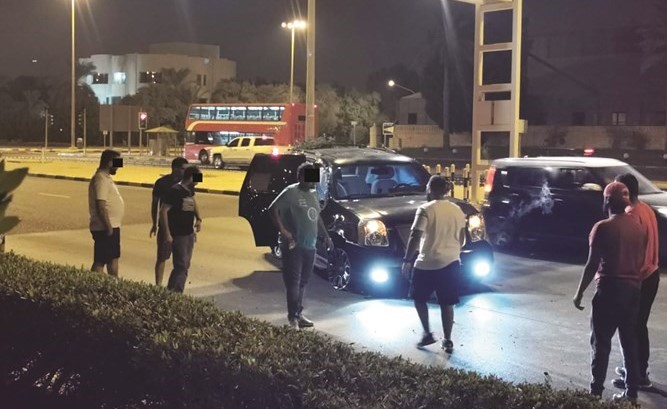 من حادث منطقة سلوى