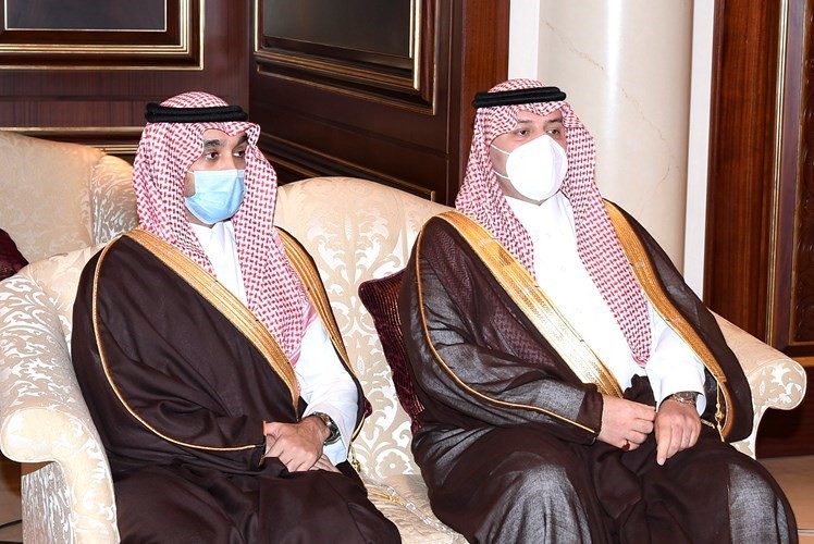 صاحب السمو الملكي الأمير فيصل بن خالد وصاحب السمو الملكي الأمير عبدالعزيز بن تركي