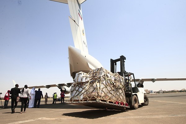 وصول خامس طائرات الجسر الجوي الكويتي للسودان