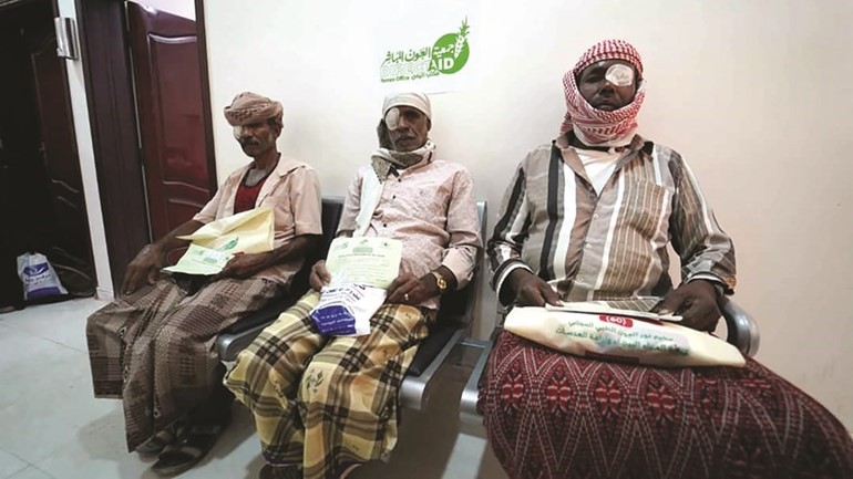جانب من المرضى