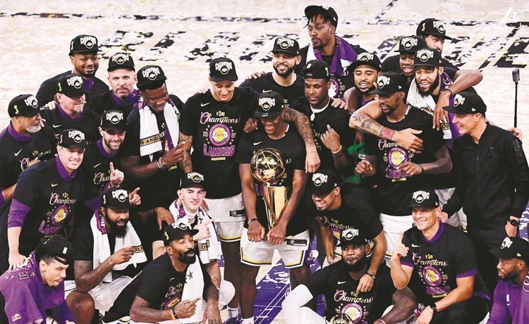 ليكرز يعتلي عرش الـ «NBA»