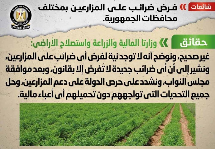 القاهرة: لا صحة لمصادرة العقارات المخالفة لقانون التصالح.. ولا نية لفرض ضرائب على المزارعين