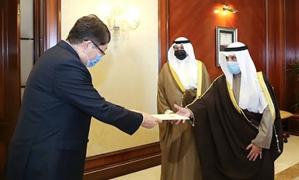وزير الخارجية يتسلم أوراق اعتماد سفير كازاخستان