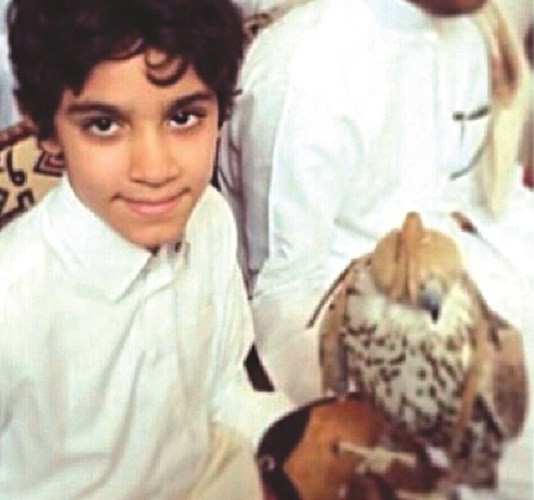 فاهد عندما كان صغيرا