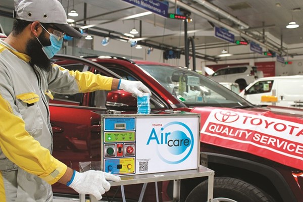«الساير» تقدم خدمة تويوتا «إير كير Air Care» المتطورة