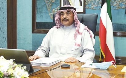 سمو الشيخ صباح الخالد مترئسا جلسة المجلس