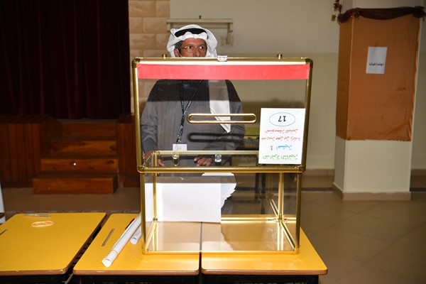 فتح صناديق الاقتراع عند الثامنة صباحا (هاني الشمري-قاسم باشا)