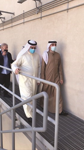 جامعة الكويت تتسلم محطة الخدمات المركزية رقم 1 بمدينة صباح السالم الجامعية