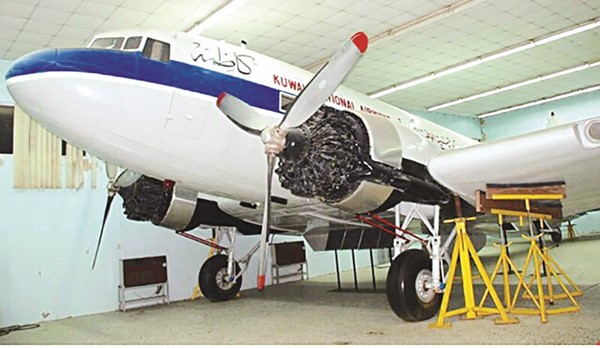 أول طائرة للخطوط الجوية الكويتية في المتحف