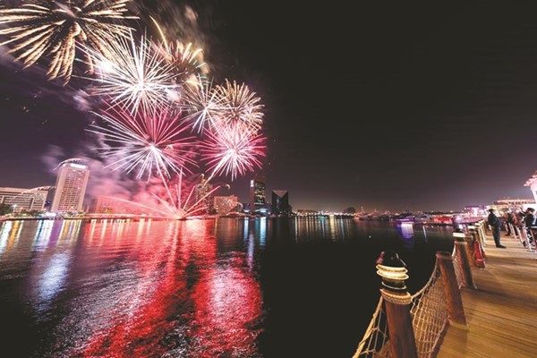 عروض ترفيهية وترويحية في افتتاح مهرجان دبي للتسوق