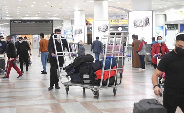 المطار استقبل 81 رحلة في ثاني أيام التشغيل	 (محمد هاشم)