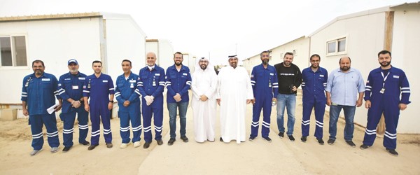 فرق العمل من زين وكيبك في محجر الزور الصحي