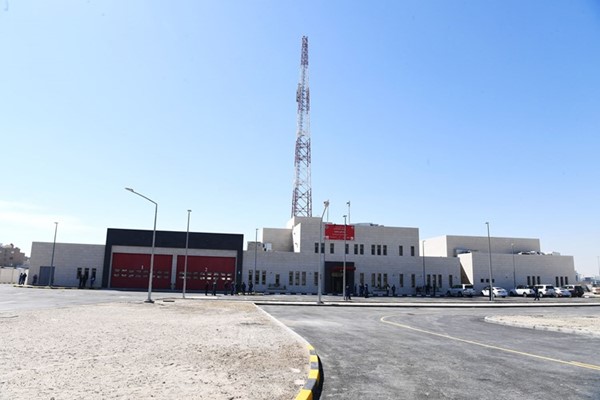 مركز الخيران للإطفاء في مدينة صباح الأحمد البحرية