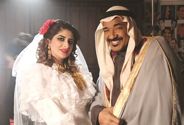 الفنان القدير جمال الردهان مع الممثلة الواعدة ريم