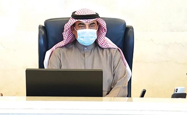 سمو رئيس الوزراء الشيخ صباح الخالد مترئسا الاجتماع الأسبوعي للمجلس