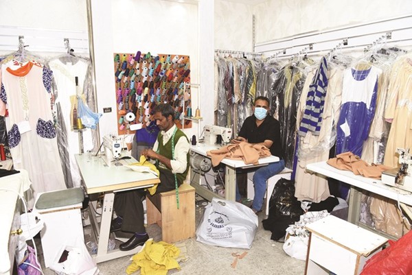 أحد محلات خياطة النساء 	(أحمد علي)