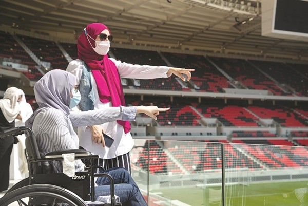قطر تهتم بالمشجعين من ذوي الإعاقة في مونديال 2022