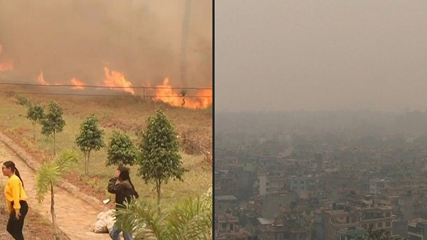 بالفيديو.. النيبال تتعرض لأسوأ موسم حرائق منذ قرابة عقد من الزمن