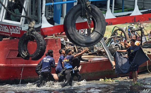 مصرع 25 شخصاً في حادث بين قاربين في بنغلادش