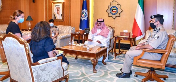 الشيخ ثامر العلي استقبل المواطنين أصحاب الشكاوى في مقر وزارة الداخلية