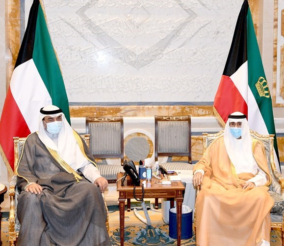 صاحب السمو مستقبلا سمو الشيخ صباح الخالد