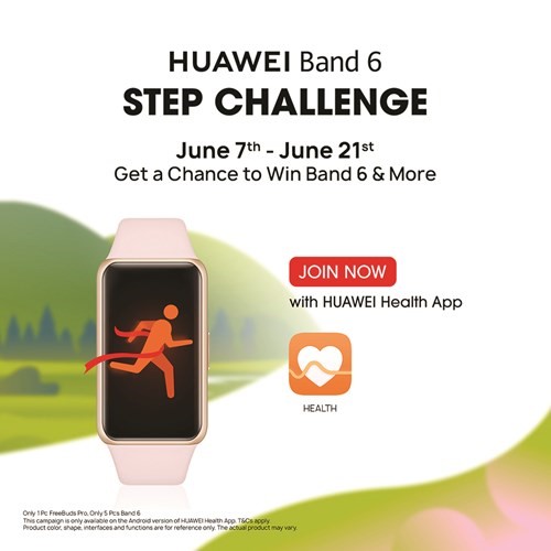 «هواوي» تختتم تحدي HUAWEI Band 6 Steps