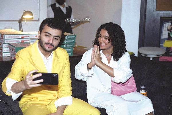 سام مع شهد العميري