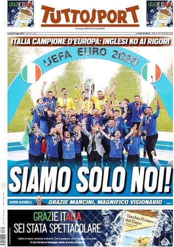 صحف إيطاليا تتغنى: «عادت إلى ديارنا».. والإنجليزية: «الخسارة ستؤلم»