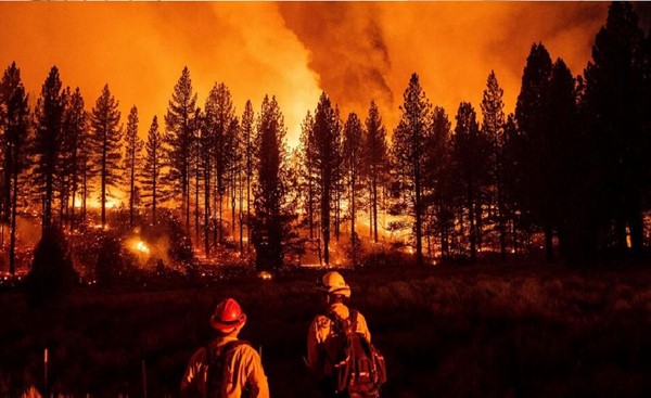 اتساع نطاق حريق غابات بولاية أوريجون ليصبح من بين الأكبر بالولايات المتحدة