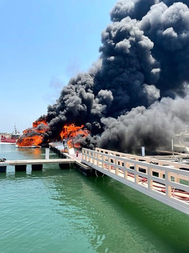 التحقيق في حريق التهم 3 يخوت بالمسيلة
