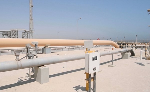 خط غاز الخفجي إلى الكويت يدخل الخدمة رسمياً بطاقة 11 مليون قدم مكعبة من الغاز و29 مليون قدم من الغاز الحمضي يومياً