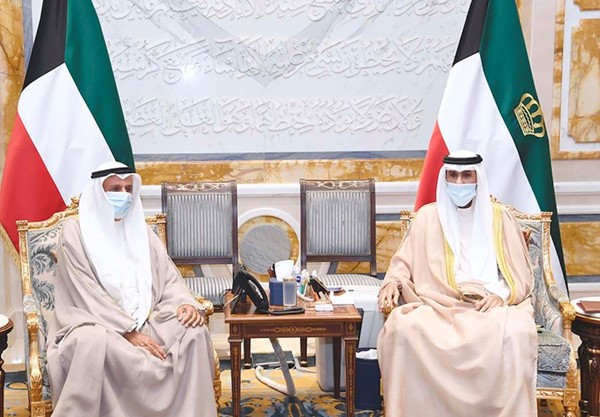 صاحب السمو خلال استقباله عبدالله الرومي
