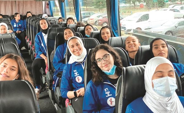 وصول منتخب السيدات إلى البوسنة لتدشين المعسكر التدريبي