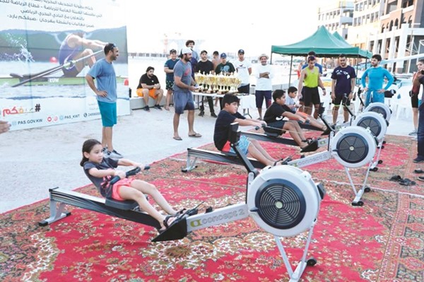 ختام بطولة التجديف بمهرجان «صيفكم بارد»