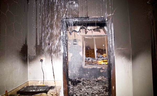 الحريق خلف أضرارا بليغة في الشقة